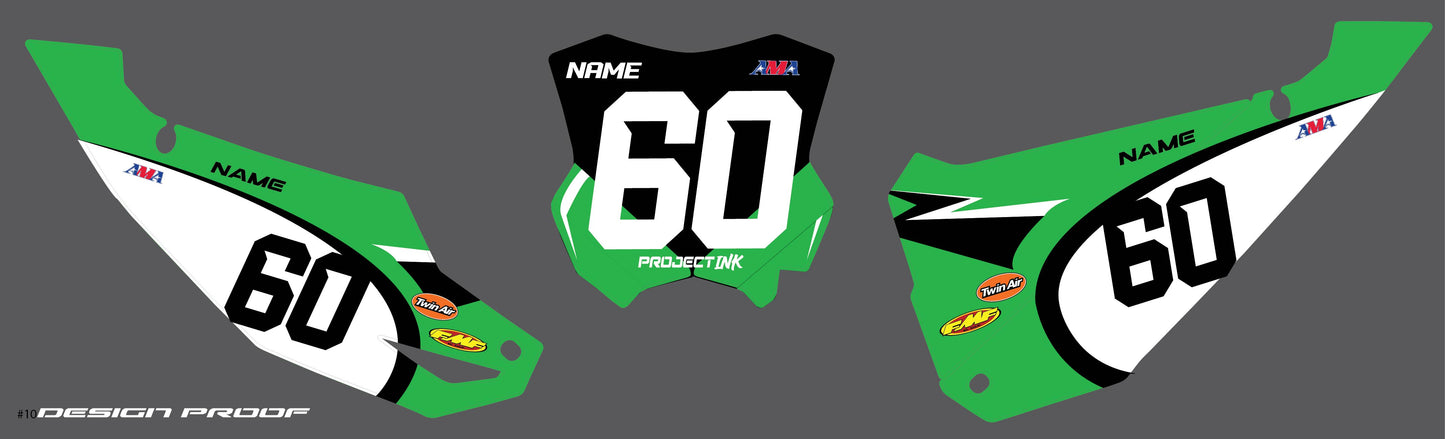 Kawasaki Number Plates - Kx/Kxf