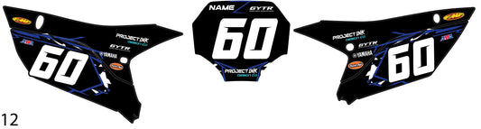 BackTheBlue Number Plates YZ/YZF