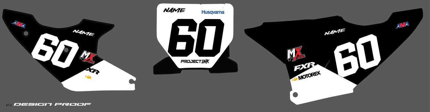 Husqvarna Number Plates Fc/Tc