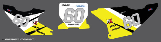 Husqvarna Number Plates Fc/Tc