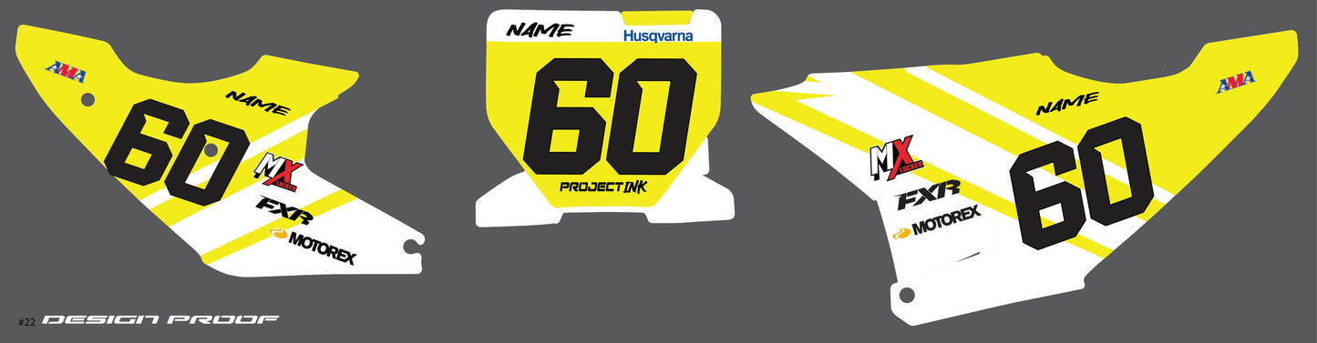 Husqvarna Number Plates Fc/Tc