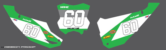 Kawasaki Number Plates - Kx/Kxf