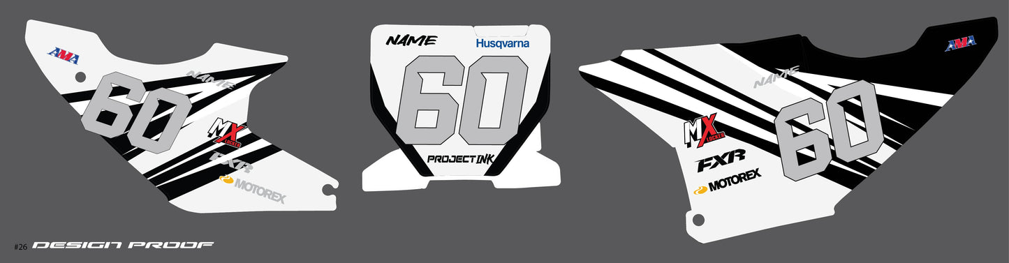 Husqvarna Number Plates Fc/Tc