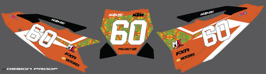 KTM Number Plates Sx/Sxf