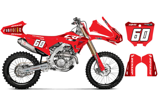 Honda CRF 450 Negra y Roja